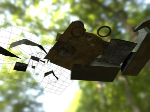 garbage low-poly pbr 3D Model