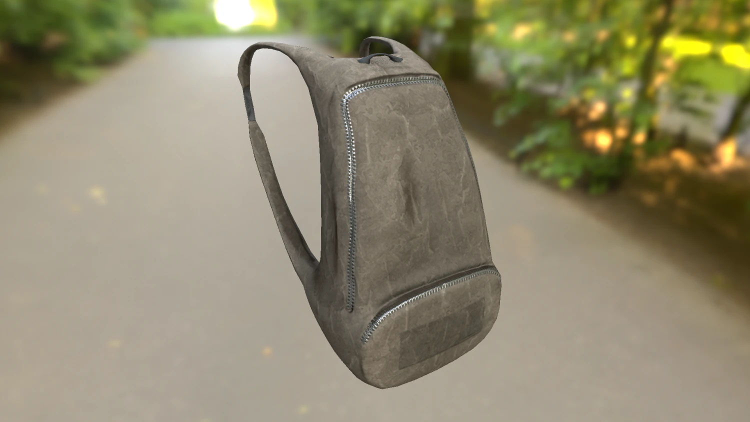 zaino low-poly pbr Modello 3D .c4d .max .obj .3ds .fbx .stl .blend 