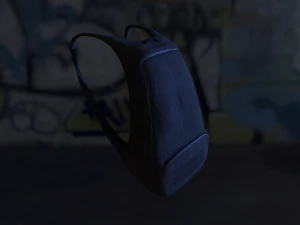 zaino low-poly pbr Modello 3D