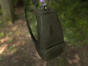 zaino low-poly pbr Modello 3D