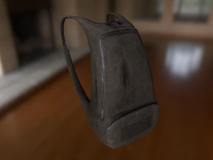 zaino low-poly pbr Modello 3D