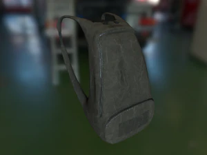 zaino low-poly pbr Modello 3D