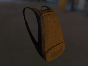 backpack low-poly pbr 3D Модель