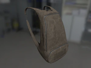 zaino low-poly pbr Modello 3D
