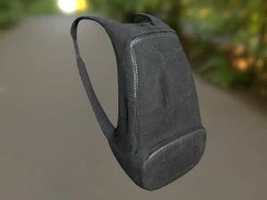 zaino low-poly pbr Modello 3D