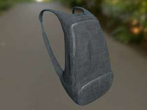 zaino low-poly pbr Modello 3D