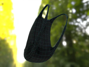 zaino low-poly pbr Modello 3D