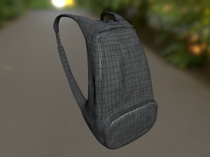 backpack low-poly pbr 3D Модель