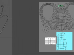 zaino low-poly pbr Modello 3D