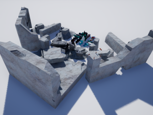 garbage and destroyed buildings pbr 8k 3D Model