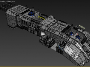 figterspaceshipe Modèle 3D