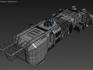 figterspaceshipe Modèle 3D