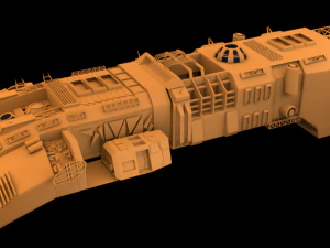 figterspaceshipe 3D Model