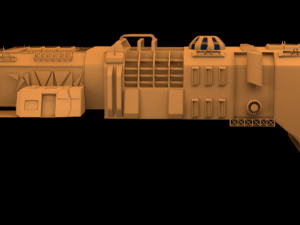 figterspaceshipe Modèle 3D