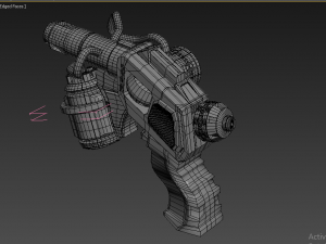 fire-gun Model 3D