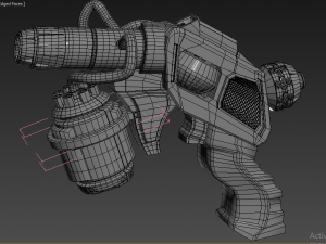 fire-gun Model 3D