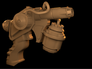 fire-gun Model 3D