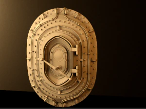 drzwi statku Model 3D