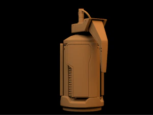 granitowy głupek Model 3D