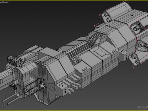 space-ship-007 Modèle 3D