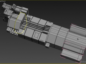 space-ship-007 Modèle 3D