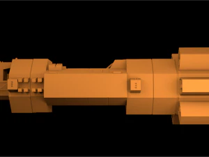 pesawat luar angkasa-007 Model 3D