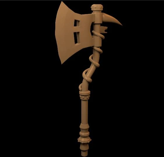 axe 3D Model .c4d .max .obj .3ds .fbx .stl .blend 