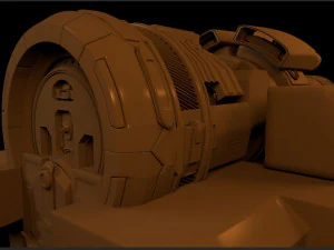 spaceshippart 3D Model