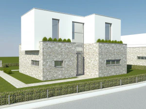modern villa - single family 3D Model