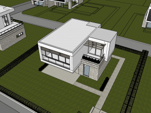modern villa - single family 3D Модель