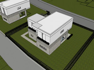 modern villa - single family 3D Model