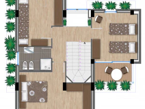 modern villa - single family 3D Model