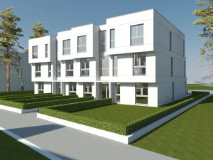 beach apartment building type 1 3D Model