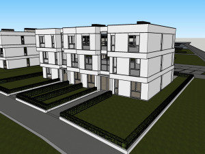 beach apartment building type 1 3D 模型