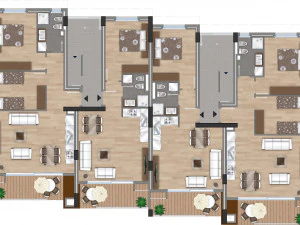beach apartment building type 1 3D Model