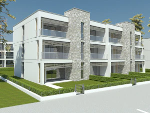 condominio sulla spiaggia tipo 2 Modello 3D