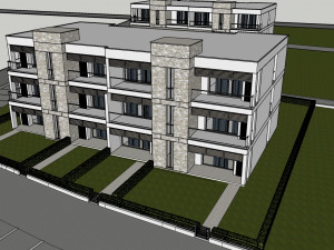 beach apartment building type 2 3D मॉडल