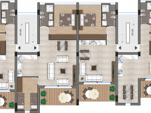 beach apartment building type 2 3D मॉडल