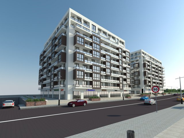residential complex 1 3D मॉडल .c4d .max .obj .3ds .fbx .stl .blend 