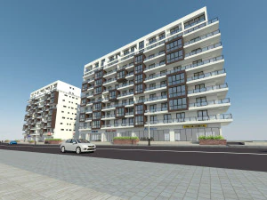 आवासीय परिसर 1 3D मॉडल