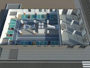 modern mixed-use building 3D Model