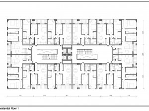 modern mixed-use building 3D Model