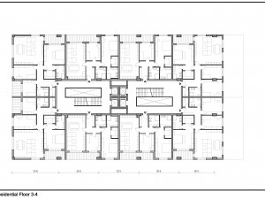 modern mixed-use building 3D Model