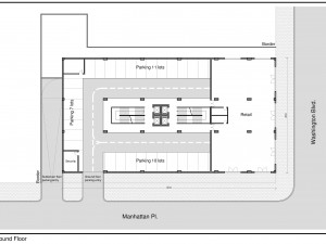 modern mixed-use building 3D Model