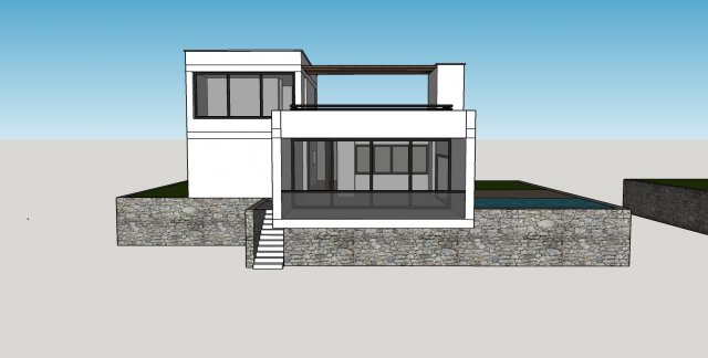 contemporary villas - 4 types 3D मॉडल .c4d .max .obj .3ds .fbx .stl .blend 