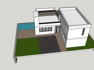 contemporary villas - 4 types 3D मॉडल