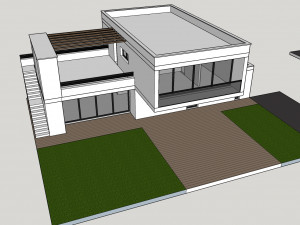 contemporary villas - 4 types 3D मॉडल