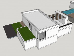 contemporary villas - 4 types 3D मॉडल