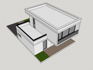 contemporary villas - 4 types 3D मॉडल