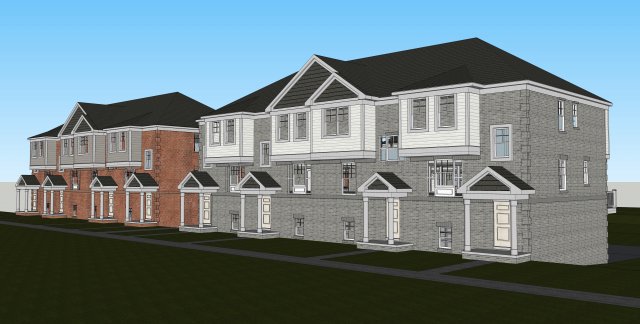 attached housing 3D मॉडल .c4d .max .obj .3ds .fbx .stl .blend 